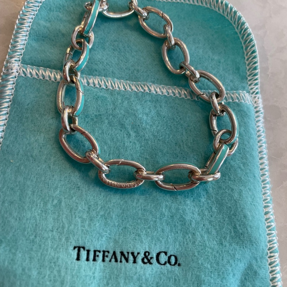 Tiffany Blue® Clasping Link Bracelet